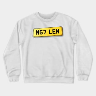 NG7 LEN - Lenton Number Plate Crewneck Sweatshirt